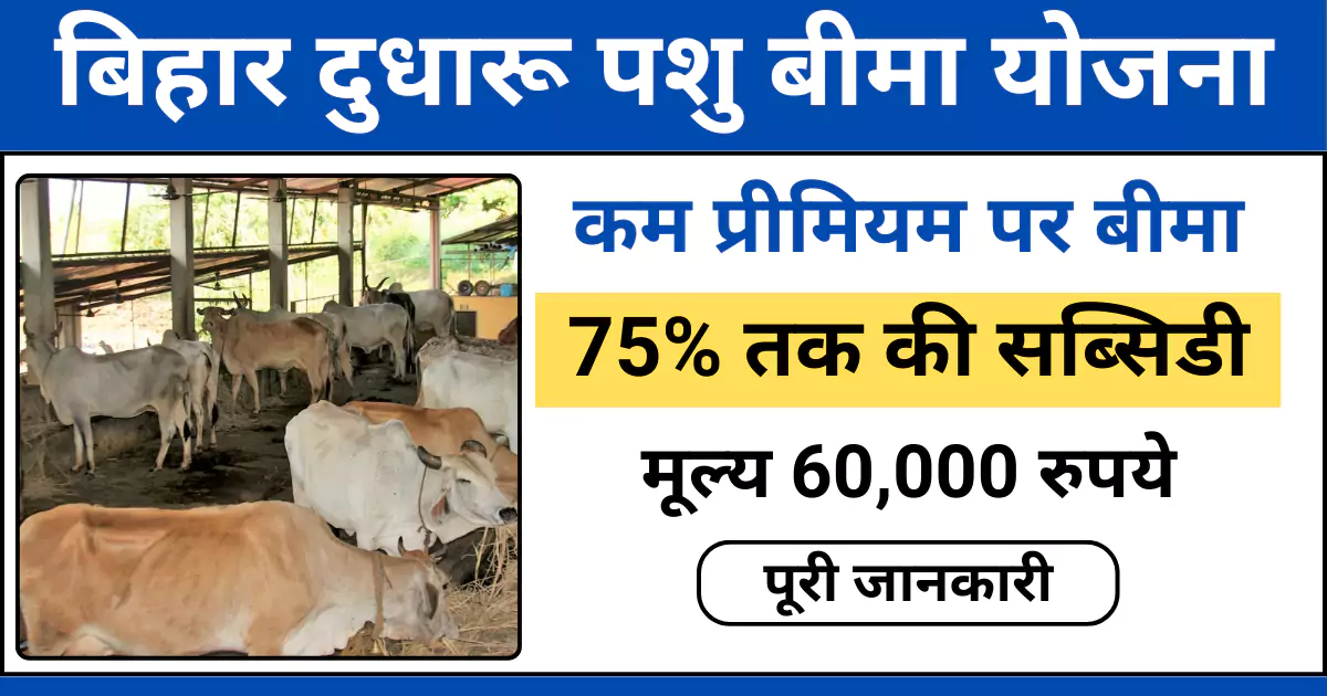 bihar dudharu pashu bima yojana
