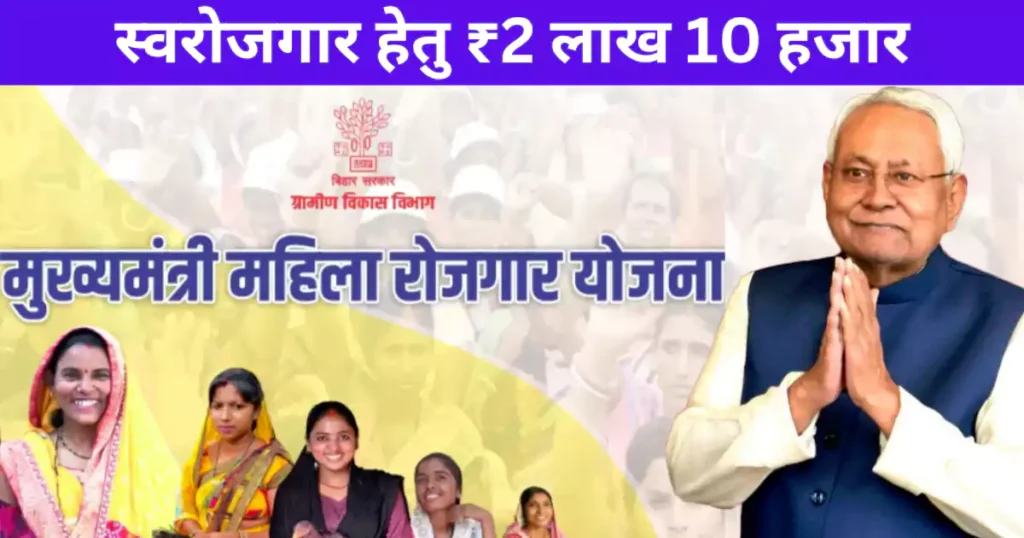 mahila rojgar yojana, starting self-employment with ₹10,000
