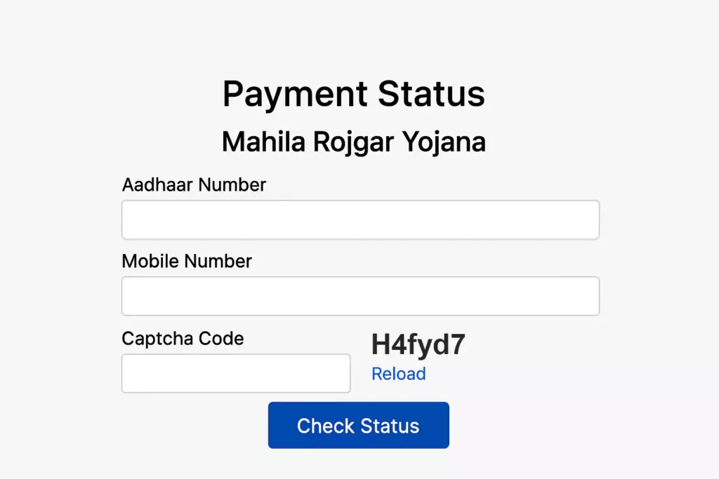 महिला रोजगार योजना पेमेंट स्टेटस 2025: ऑनलाइन पेमेंट लिस्ट में नाम और राशि ऐसे करें चेक 2 payment status page